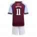 Aston Villa Ollie Watkins #11 Hjemmedraktsett Barn 2025-26 Korte ermer (+ Korte bukser)
